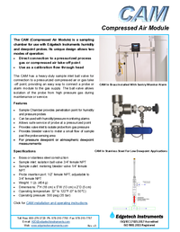 Thumbnail of document Data Sheet - CAM Compressed Air Module